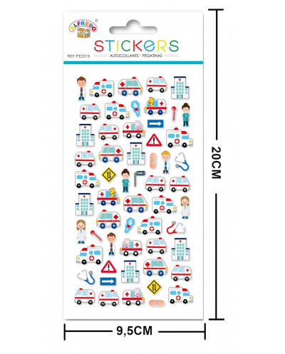 12unds.Stickers "hospital"...