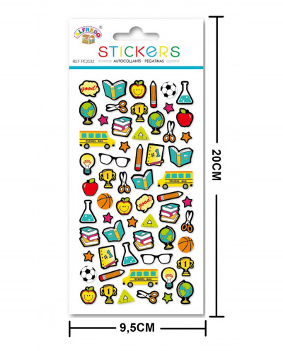 12unds.stickers  "colegio"...