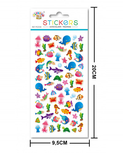 12unds.stickers  "animales...