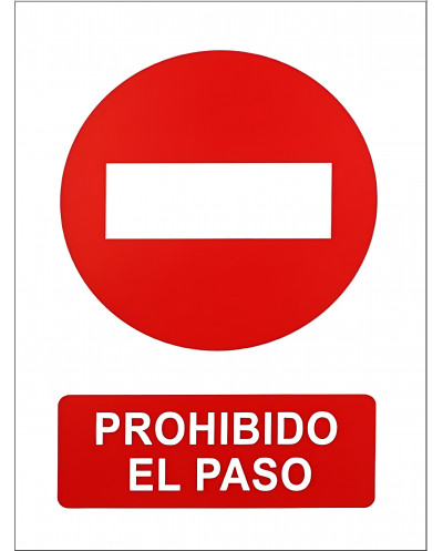 1und.señal de pvc-prohibido...